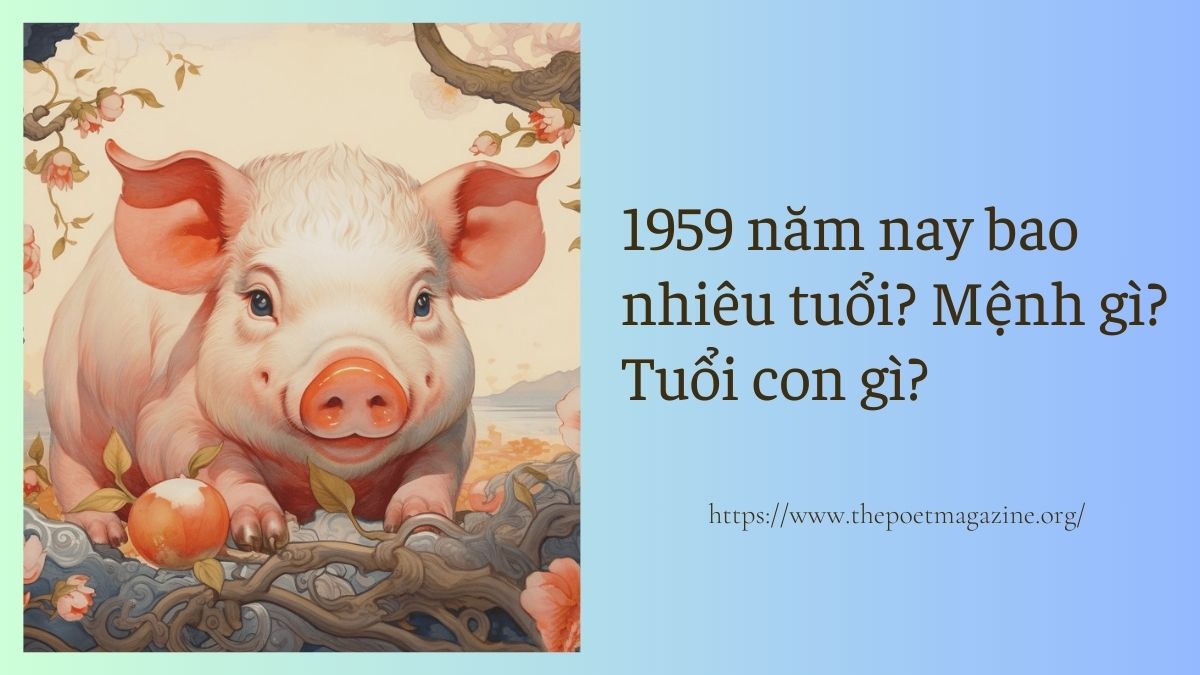 1959 năm nay bao nhiêu tuổi? Thuộc cung mệnh gì? Tuổi con gì?