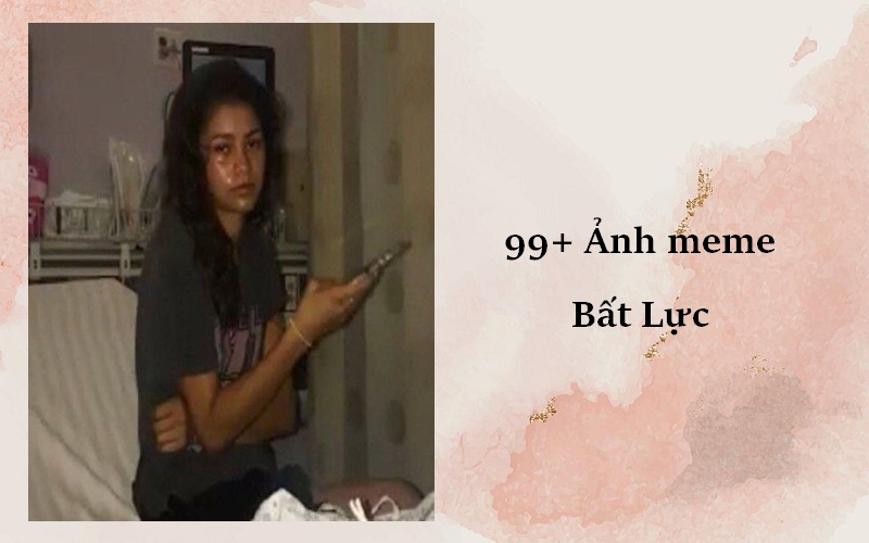 99+ Ảnh meme bất lực đến phát khóc cực sáng tạo