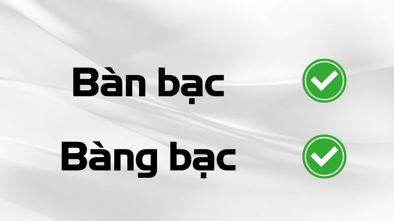 Bàn bạc hay bàng bạc