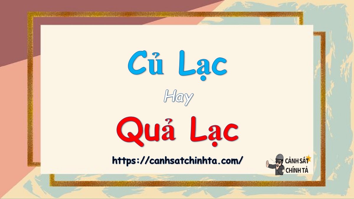 củ lạc hay quả lạc