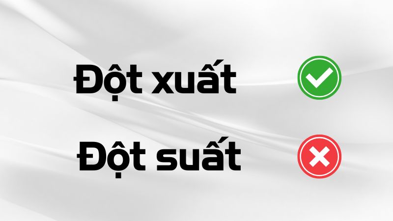 Đột xuất hay đột suất