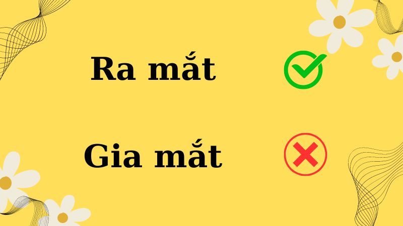 Gia mắt hay ra mắt