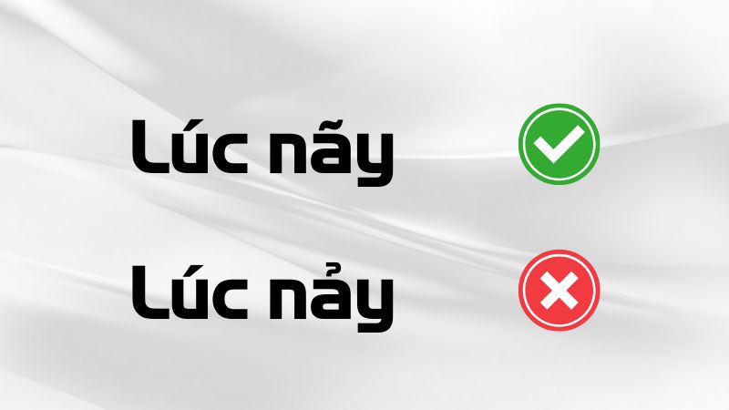 Lúc nãy hay lúc này