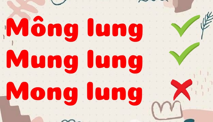 Mông lung hay mung lung hay mong lung