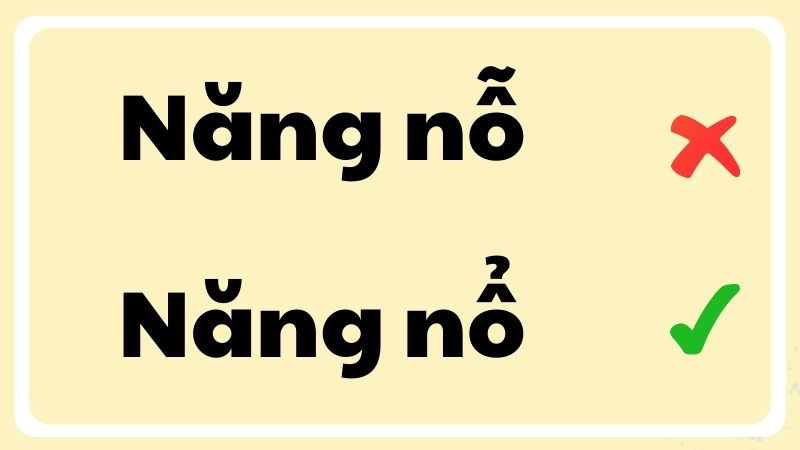 Năng nỗ hay năng nổ đúng chính tả