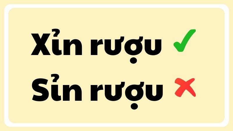 sỉn rượu hay xỉn rượu