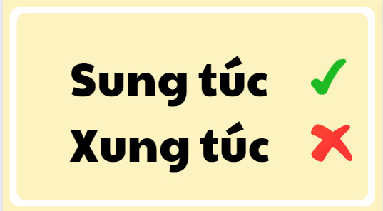 sung túc hay xung túc