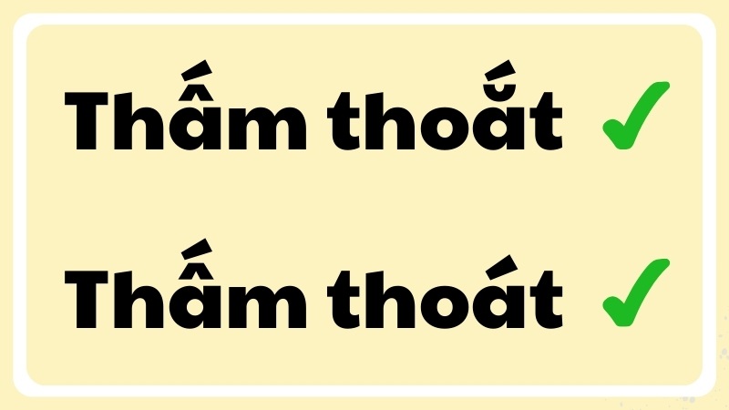 thấm thoát hay thấm thoát