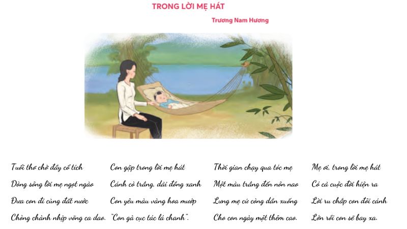 soạn bài trong lời mẹ hát