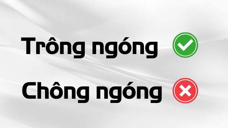 Trông ngóng hay chông ngóng