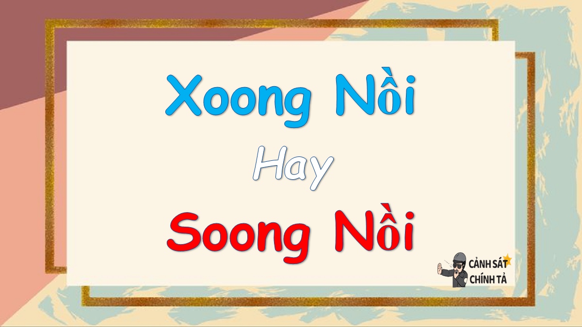 xoong nồi hay soong nồi