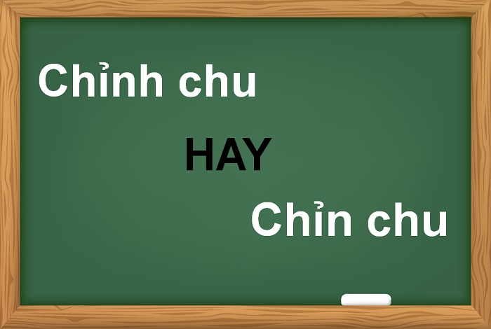 Chỉnh chu hay chỉn chu