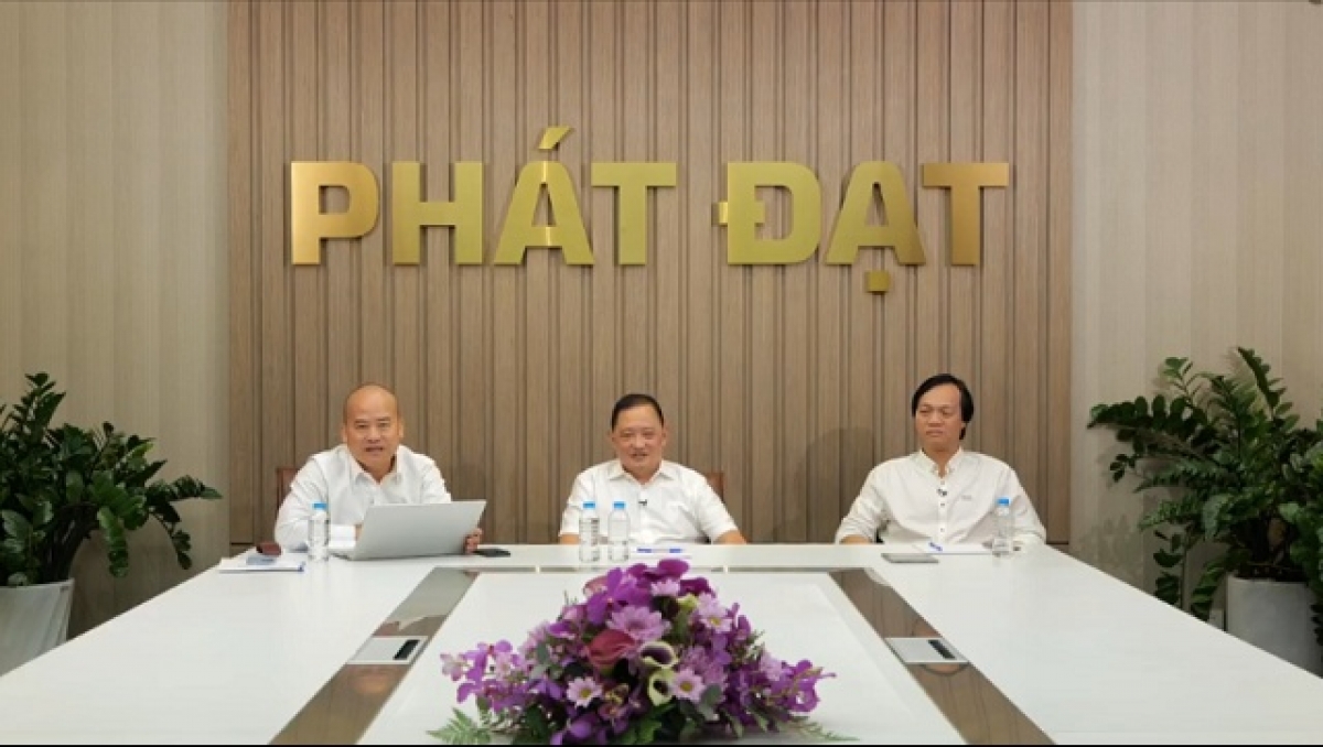 Lãnh đạo Phát Đạt (PDR) livestream đối thoại nhà đầu tư: Sẽ mở bán Thuận An 1&2 trước tháng 6