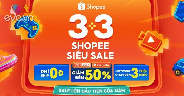 Bộ 3 anh tài và dàn KOL hot khuấy đảo livestream mới toanh tại Shopee 3.3 sale lớn đầu tiên của năm