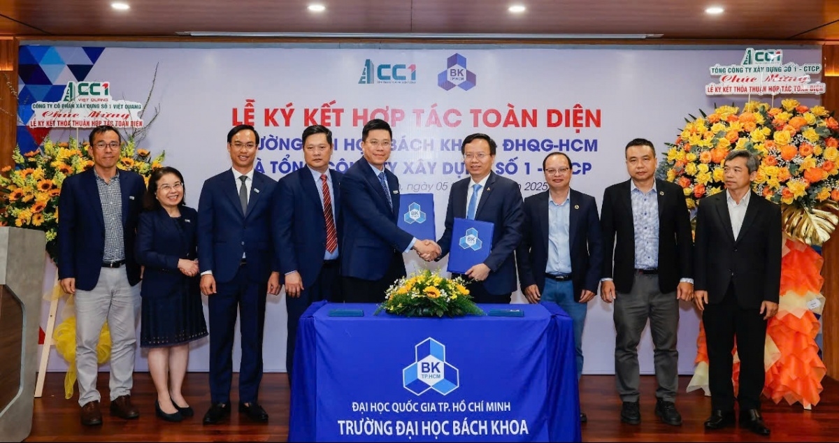 CC1 cùng Trường Đại học Bách khoa - ĐHQG-HCM ký kết hợp tác toàn diện: Kiến tạo thế hệ kỹ sư tương lai