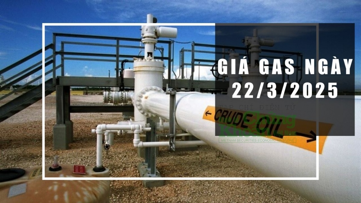 Giá gas hôm nay 22/3/2025: Tiếp tục hạ nhiệt, xu hướng tuần tới ra sao?