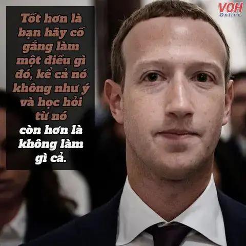 những câu nói hay của mark zuckerberg