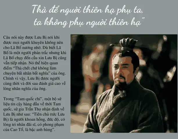 những câu nói hay của lưu bang