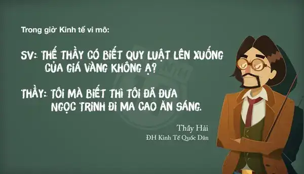 những câu nói bá đạo nhất của thầy cô