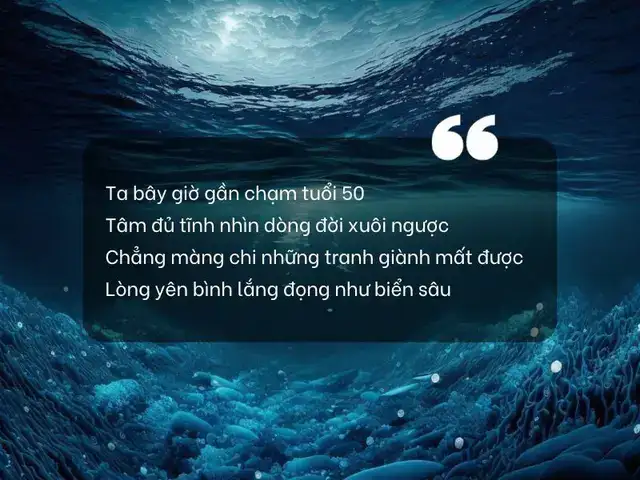câu nói hay về tuổi 50
