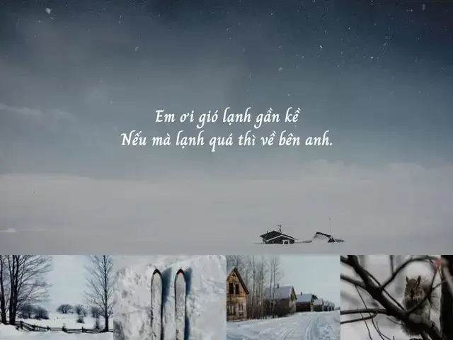 câu nói hay về tuyết đầu mùa