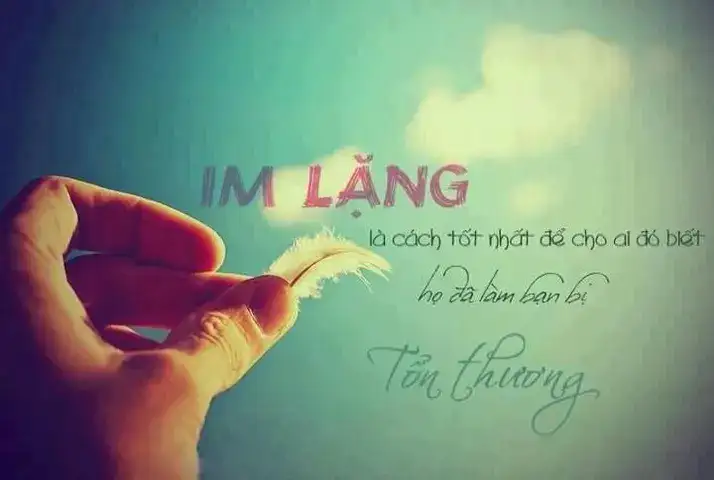 câu nói về sự im lặng