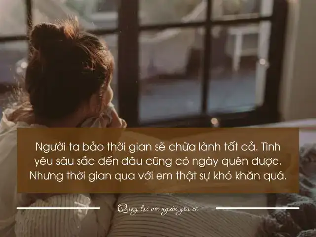 những câu nói muốn quay lại với người yêu cũ