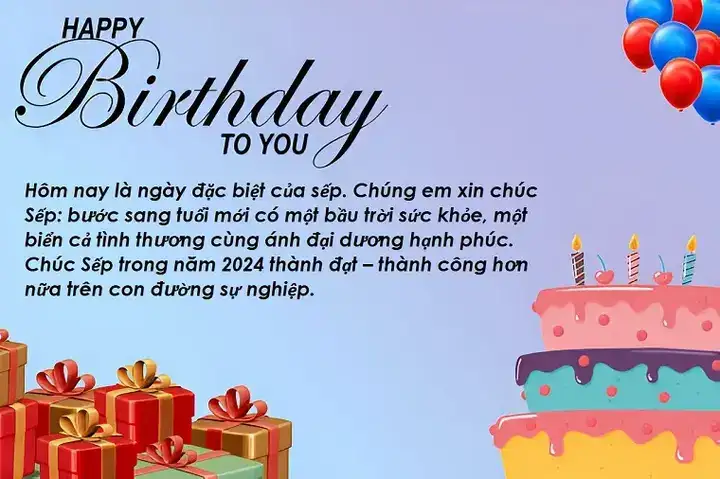 những câu nói đòi quà sinh nhật