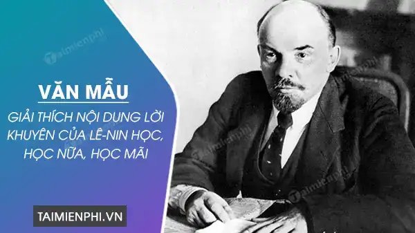 giải thích câu nói của lênin