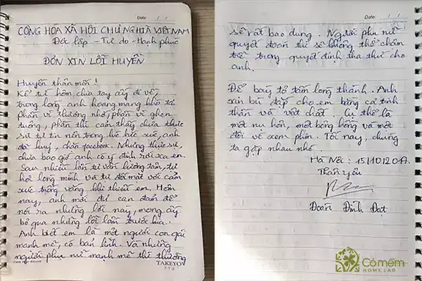 những câu nói xin lỗi người yêu khi chia tay