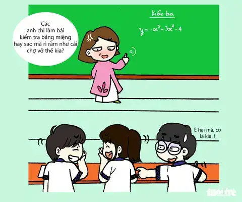 những câu nói cửa miệng của học sinh