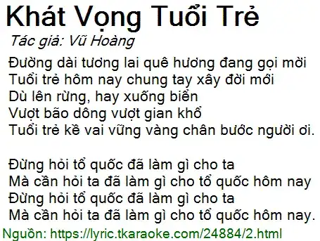 câu nói về khát vọng tuổi trẻ