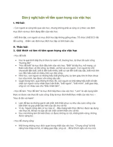 câu nói về tầm quan trọng của việc học