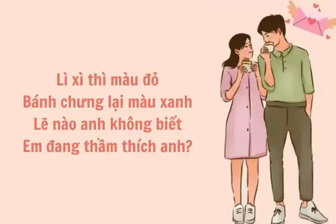 câu nói thả thính ngày tết