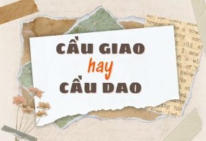 cầu giao hay cầu dao