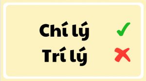 chí lý hay trí lý