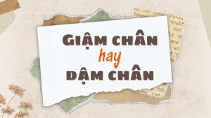 giậm chân hay dậm chân