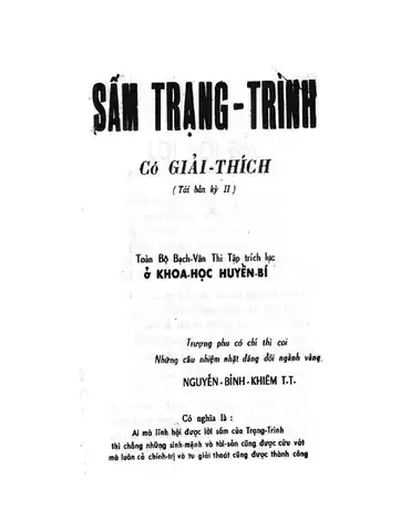 những câu nói của nguyễn bỉnh khiêm