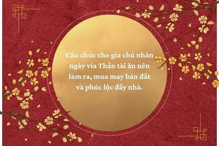câu nói hay về ngày thần tài
