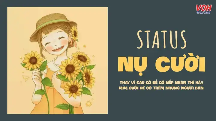 những câu nói hay về nụ cười toả nắng