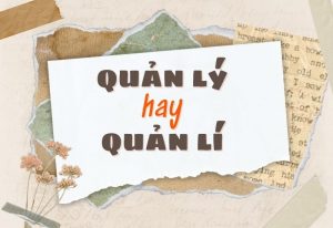 quản lý hay quản lí