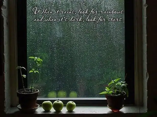 câu nói về trời mưa tiếng anh