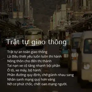 câu nói tuyên truyền về an toàn giao thông