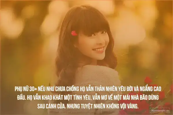câu nói hay về phụ nữ tuổi 30