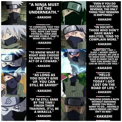 câu nói hay của kakashi