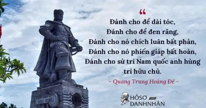 những câu nói nổi tiếng của vua quang trung