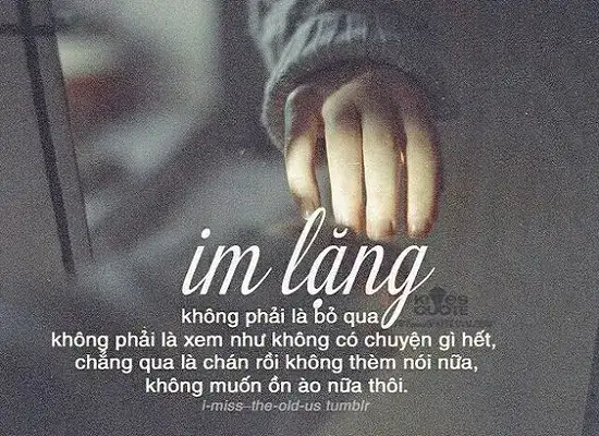 câu nói hay về sự im lặng của phụ nữ