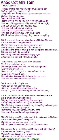 những câu nói khắc cốt ghi tâm