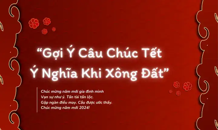 những câu nói khi xông đất