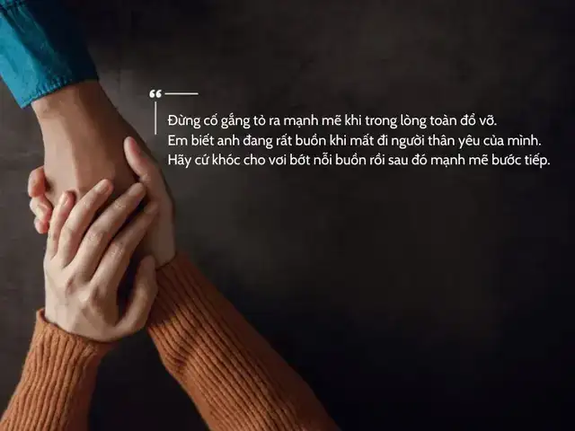 những câu nói an ủi khi có người mất